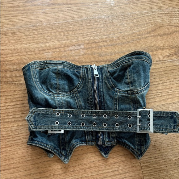 I.AM.GIA Tops - Iamgia denim corset top